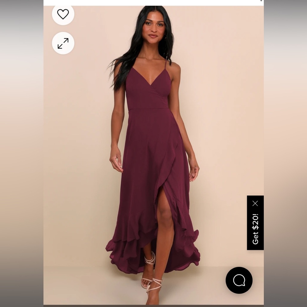 Lulus Plum Maxi Dress
